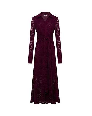 Diane Von Furstenberg Regent Lace Midi Dress