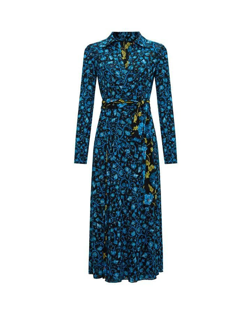 Diane Von Furstenberg Phoenix Reversible Mesh Wrap Dress