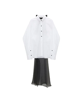 Dorothee Schumacher Poplin Power Bow Blouse