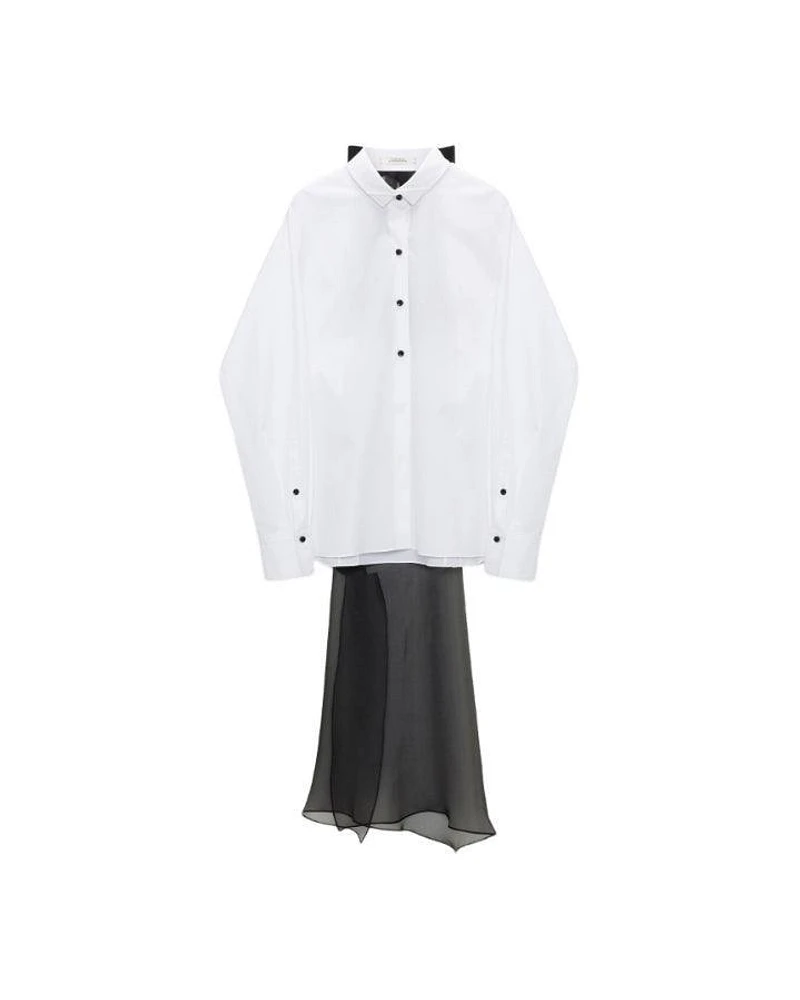 Dorothee Schumacher Poplin Power Bow Blouse