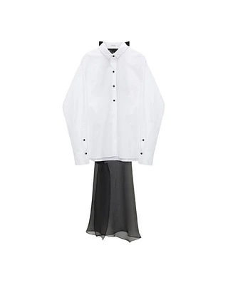 Dorothee Schumacher Poplin Power Bow Blouse