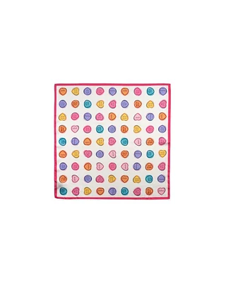 Echo Conversation Hearts Scarf