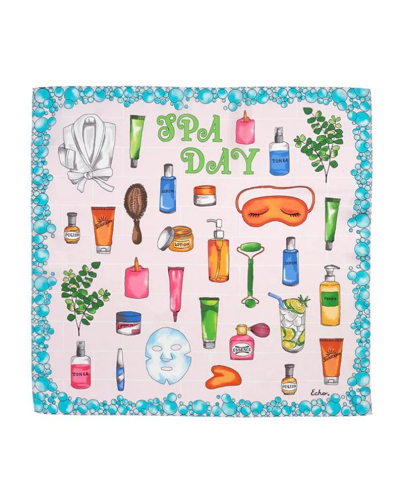 Echo Spa Day Silk Bandana