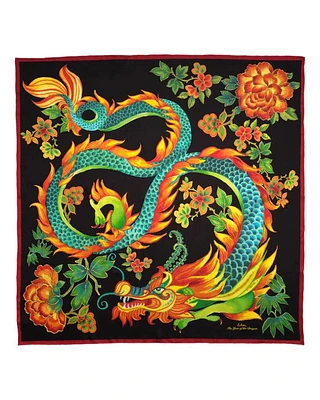 Echo Year Of The Dragon Silk Scarf