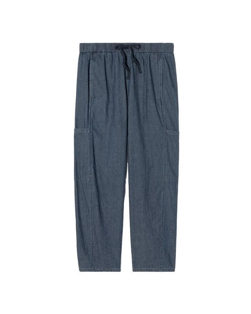Eileen Fisher Cotton Lantern Cargo Pant