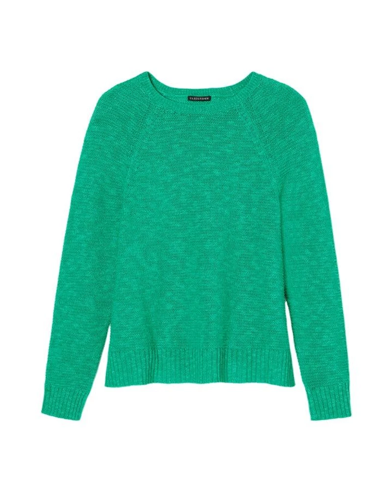 Eileen Fisher Jade Slub Crew Neck Top