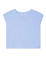 Eileen Fisher Linen Jersey V-Neck Tee