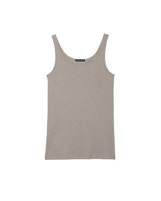 Eileen Fisher Slim Scoop Neck Rib Tank Top