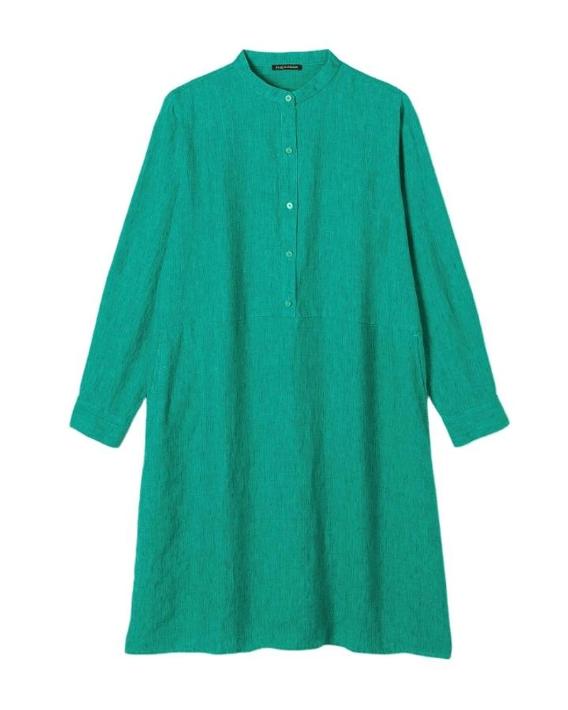 Eileen Fisher Organic Linen Delave Shirt Dress