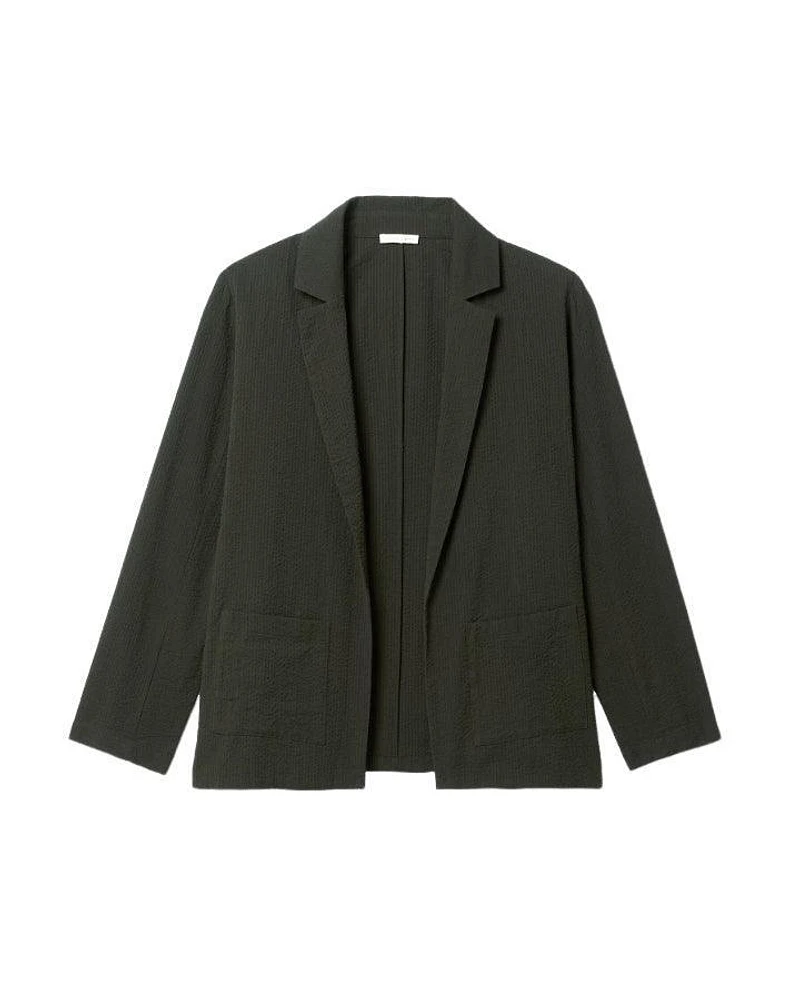 Eileen Fisher Cotton Ripple Blazer
