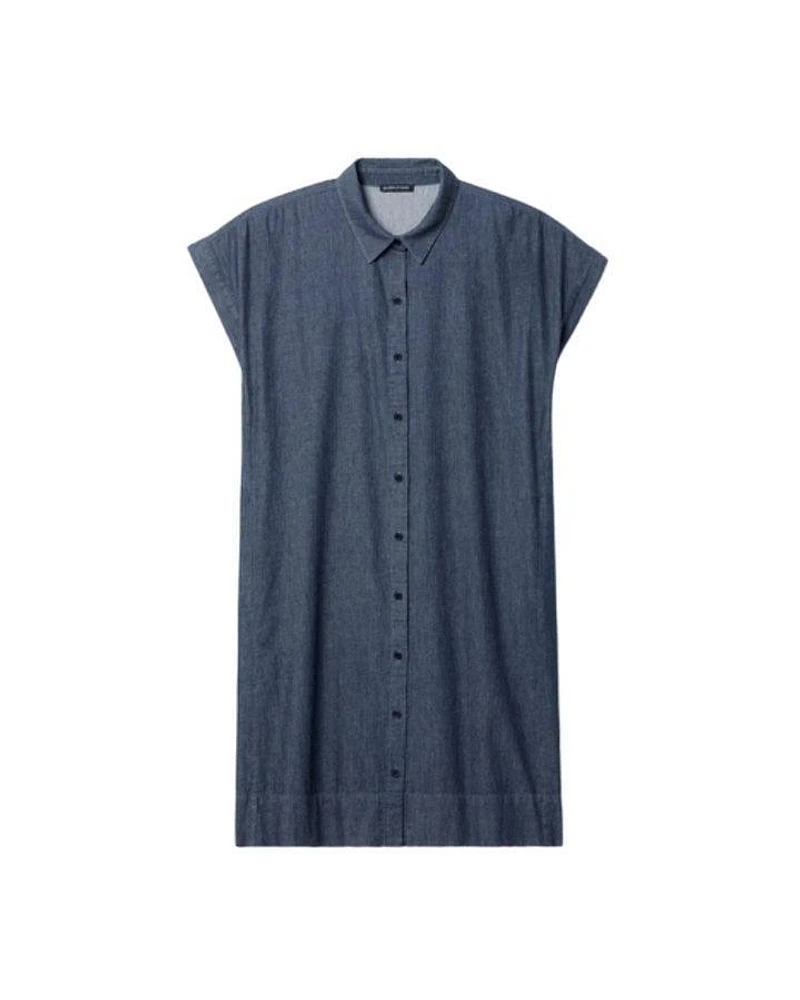Eileen Fisher Cotton Twill Shirt Dress