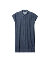 Eileen Fisher Cotton Twill Shirt Dress
