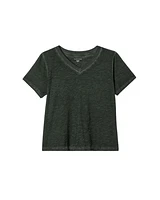 Eileen Fisher Hazy Slub Cotton Tee