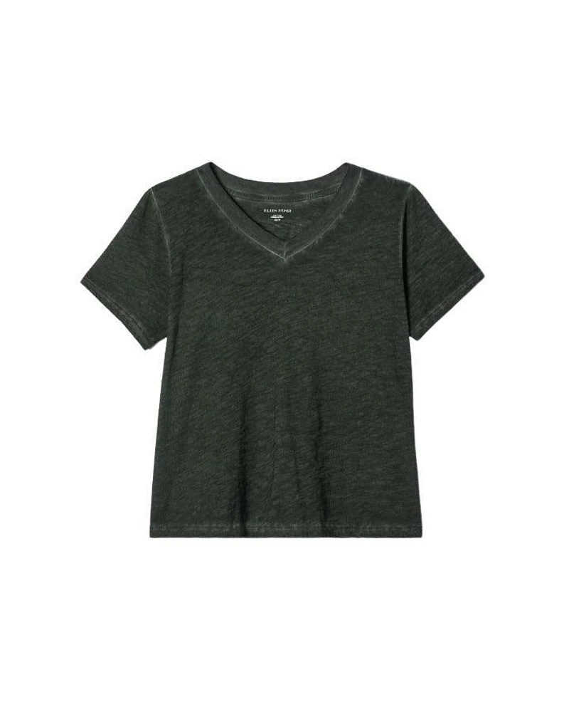 Eileen Fisher Hazy Slub Cotton Tee