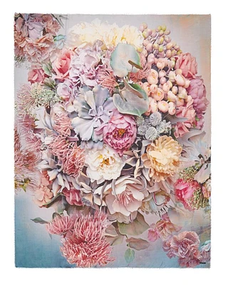Faliero Sarti Bouquet of Flowers Silk Scarf