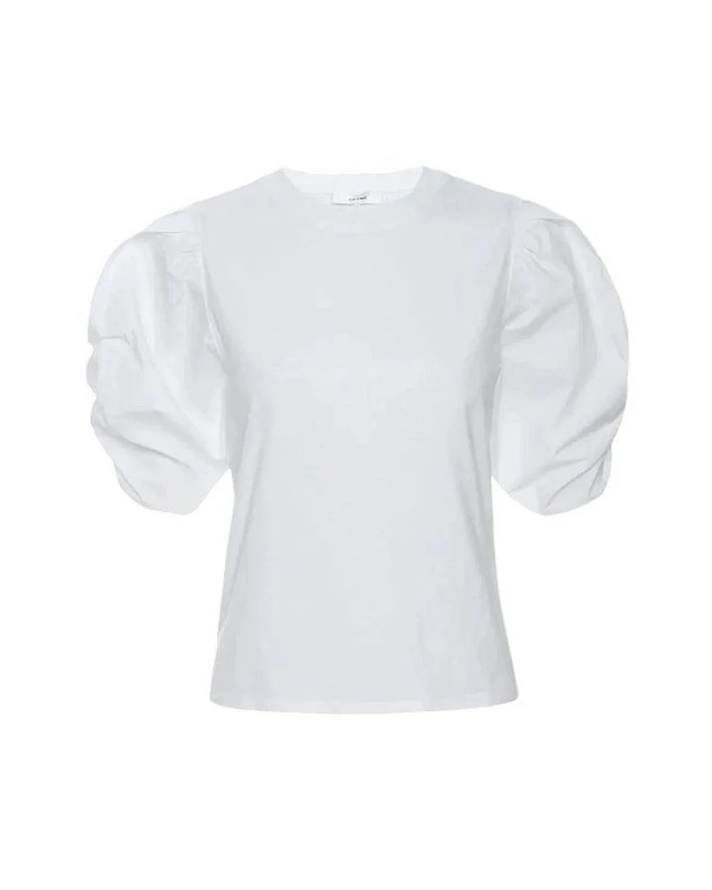 Frame Pleated Puff Sleeve Tee