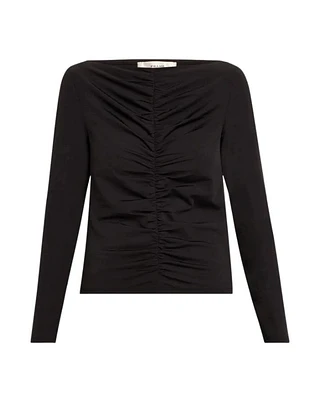 Frame Ruched Long Sleeve Top