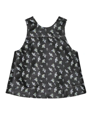 Ganni Floral Jacquard Sleeveless Top
