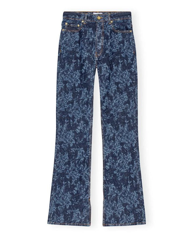 Ganni Lazer Bootcut Slit Iry Jeans