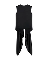 Helmut Lang Draped Scarf Silk Top