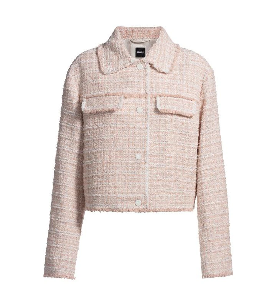 Hugo Boss Jetona Tweed Short Jacket