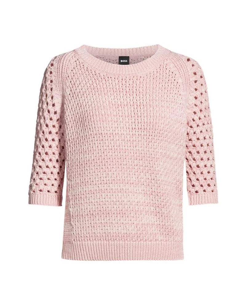 Hugo Boss Funima Mixed Knit Sweater