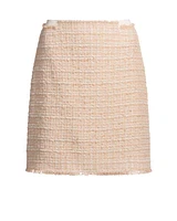 Hugo Boss Vetona Tweed Mini Skirt