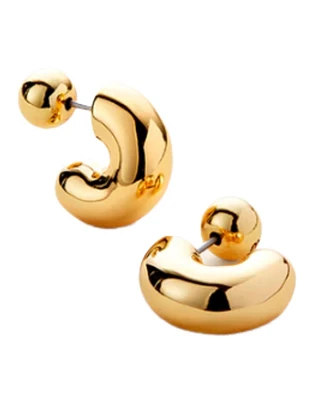 Jenny Bird Tome Small Gold Hoops