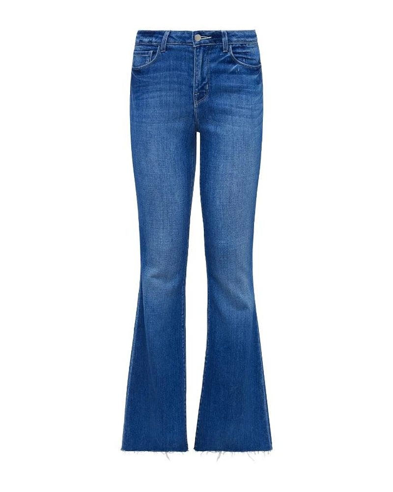 L'Agence Sere High Rise Sneaker Flare Jeans
