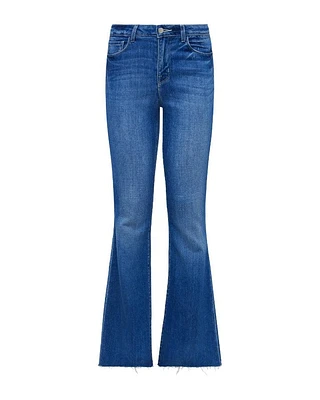 L'Agence Sere High Rise Sneaker Flare Jeans