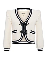 L'Agence Kaito Cropped Cardigan