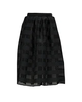 Luukaa Viva Mesh Striped Skirt