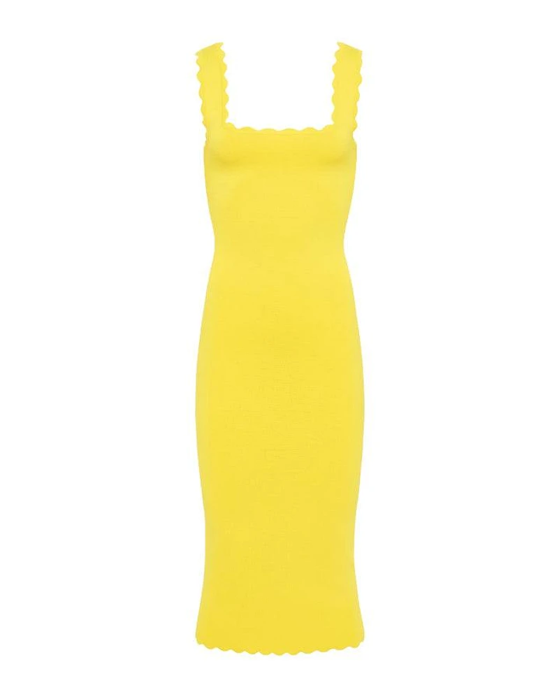 L'Agence Romano Knit Midi Dress