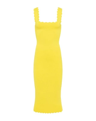 L'Agence Romano Knit Midi Dress