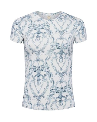 L'Agence Ressi Vintage Scroll Toile Print Tee