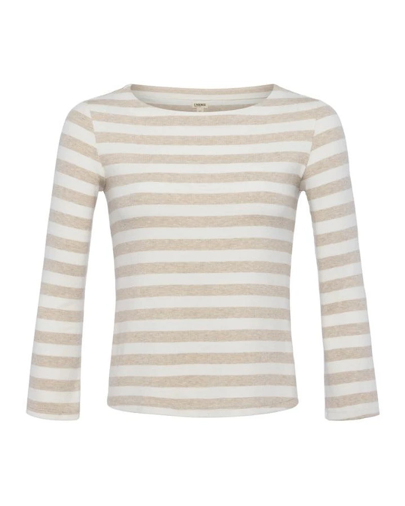 L'Agence Lucille Boatneck Striped Top