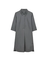 Luisa Cerano Gabardine Shirt Dress