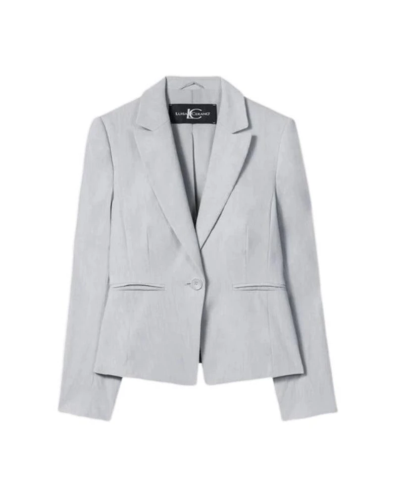 Luisa Cerano Stretch Linen Blazer