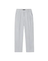 Luisa Cerano Stretch Linen Pleated Tapered Pant