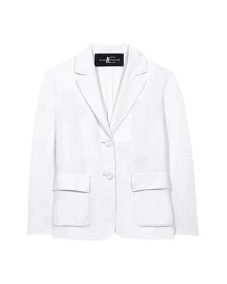 Luisa Cerano Linen Blend Two Button Blazer