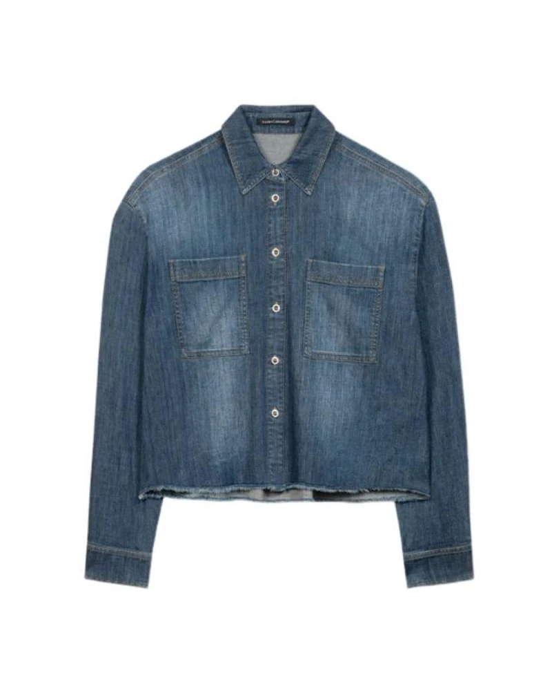 Luisa Cerano Boxy Denim Shirt