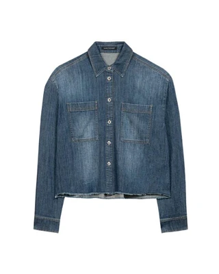 Luisa Cerano Boxy Denim Shirt
