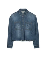 Luisa Cerano Boxy Denim Shirt