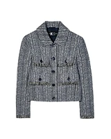 Luisa Cerano Herringbone Tweed Jacket