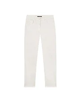 Luisa Cerano Cream Brushed Cotton Ankle Pant