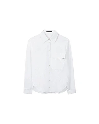 Luisa Cerano Removable Tie Cotton Shirt