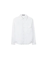 Luisa Cerano Removable Tie Cotton Shirt