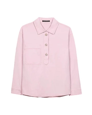 Luisa Cerano Denim Blouse