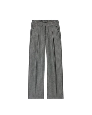 Luisa Cerano Herringbone Wide Leg Pants