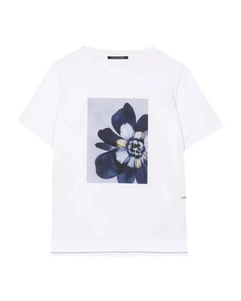 Luisa Cerano Floral Motif Tee